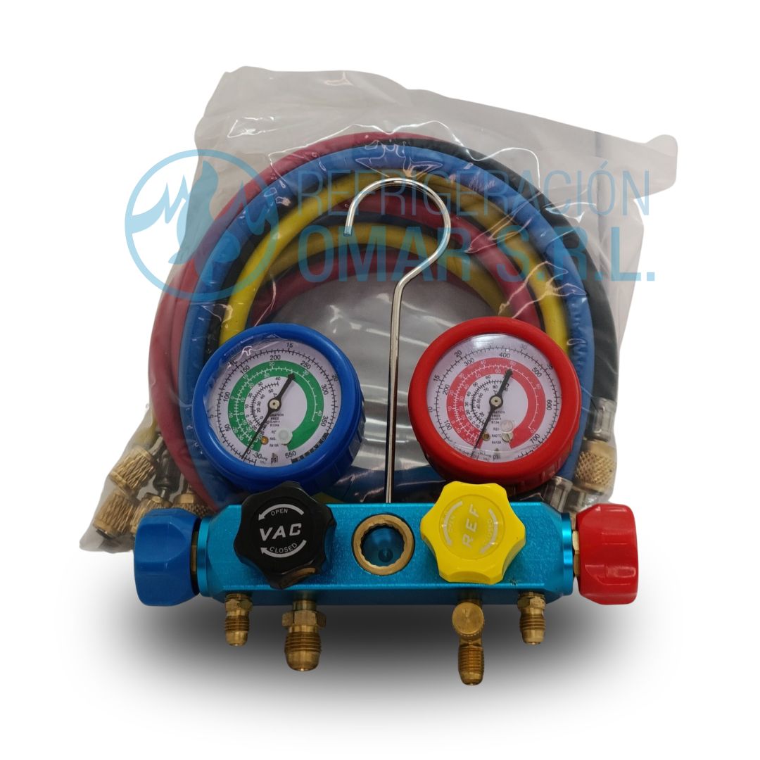 AC+ LX1005 manifold c/mang. R410-R22-R470C-R134