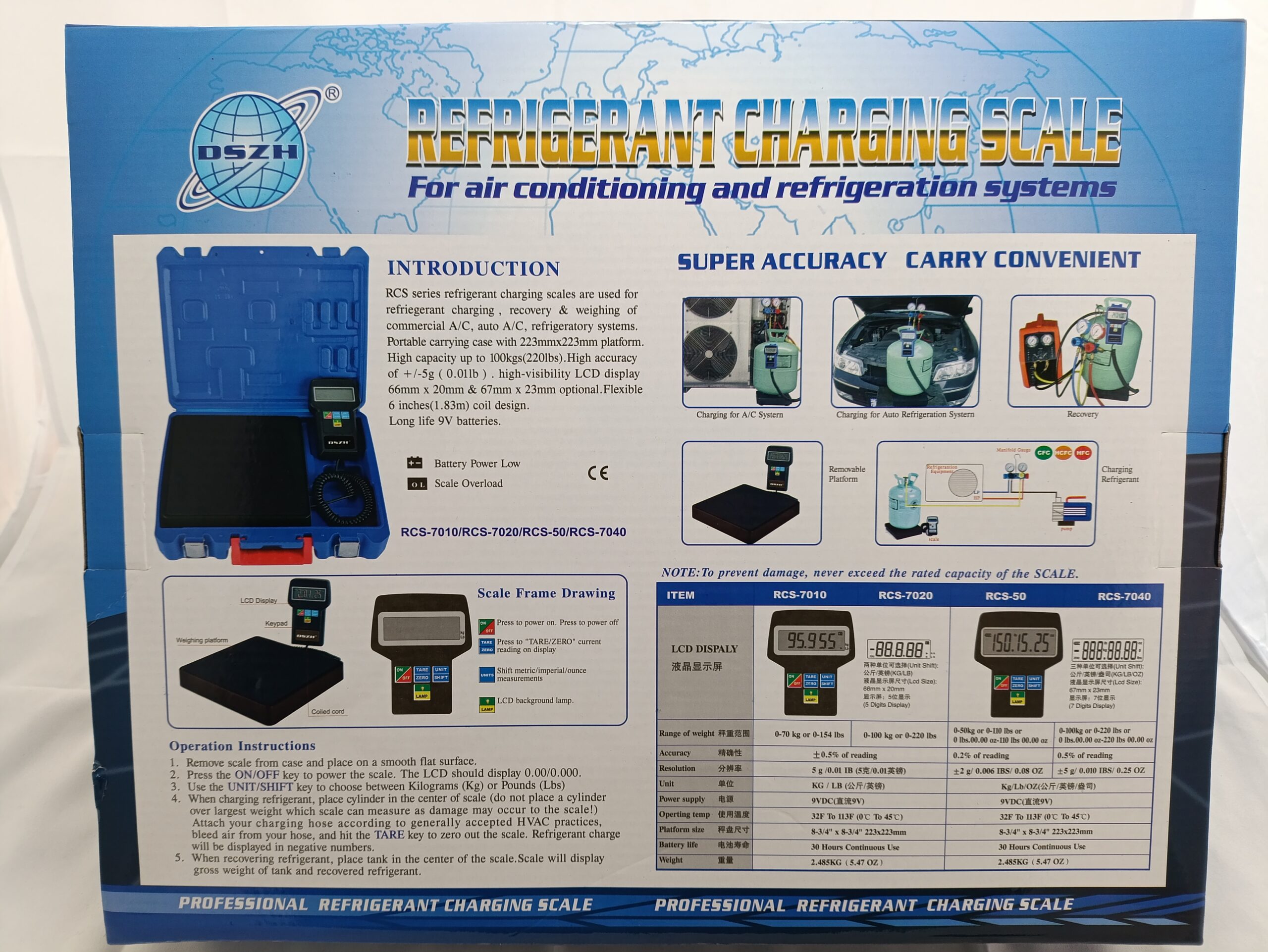 AC+ RCS-9020 balanza digital programable para carga - Image 2