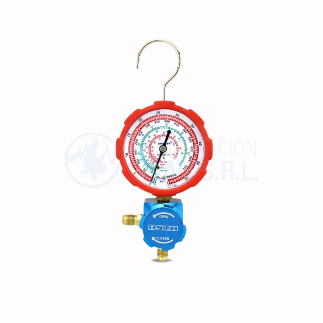 Manifold de alta 1 vía WK-467GH R410/LX1006H cuerpo aluminio