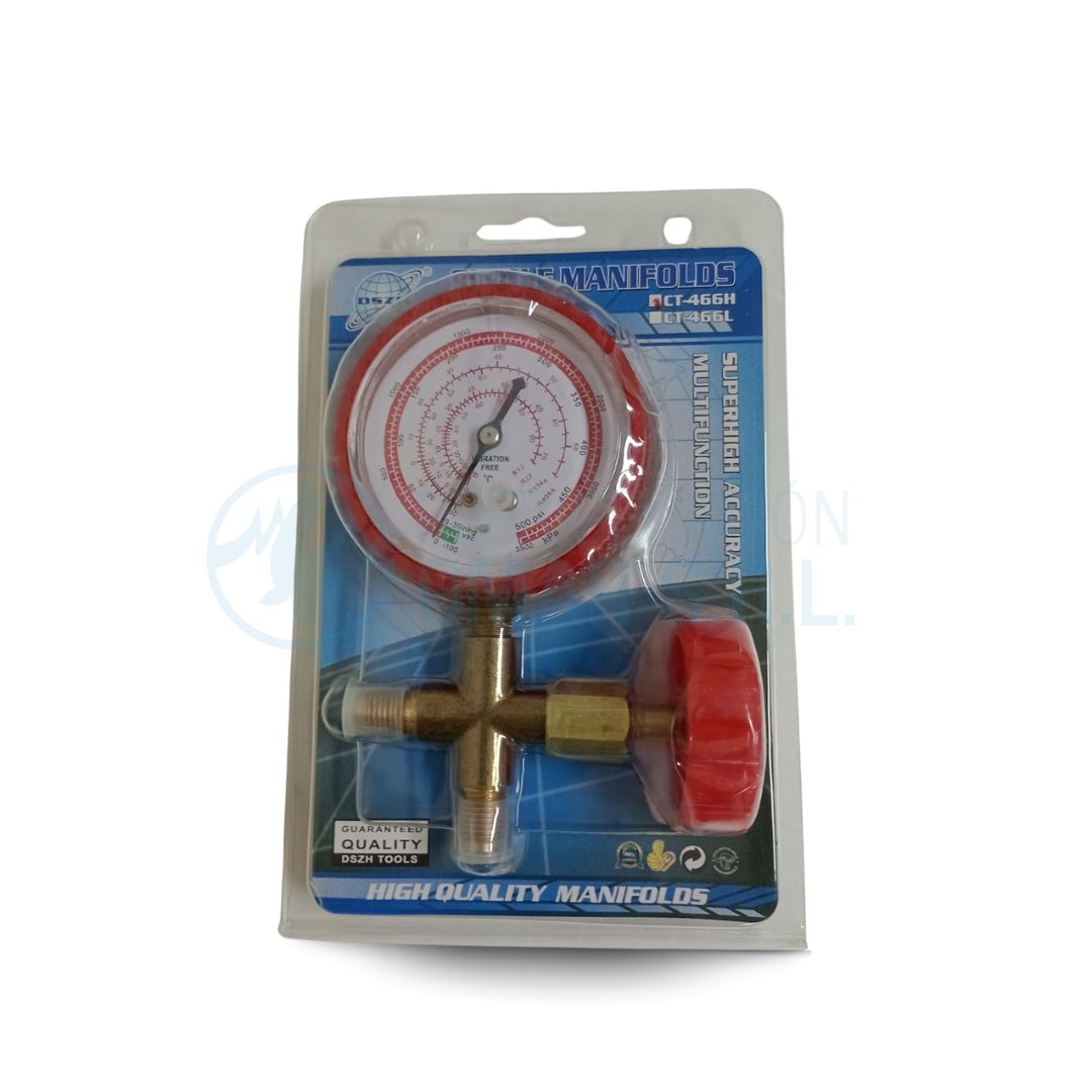 AC+ CT-466 G manifold 1 vías s/mang. R22 alta