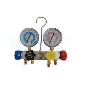 DSZH CT4 manifold 4 vías R410 R22 R134 R407C c/visor s/manguera